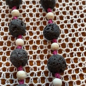 Zacasha Lava Rock Necklace